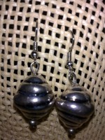 Pendientes color plata