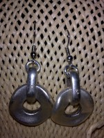 Pendientes color plata