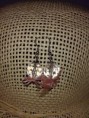 Pendientes detalle transparente con lazo rosa carito